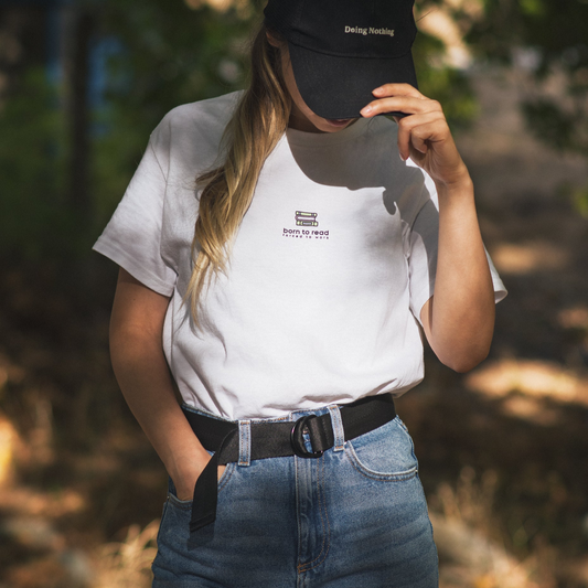 Born To Read Forced To Work | Bookish Tee