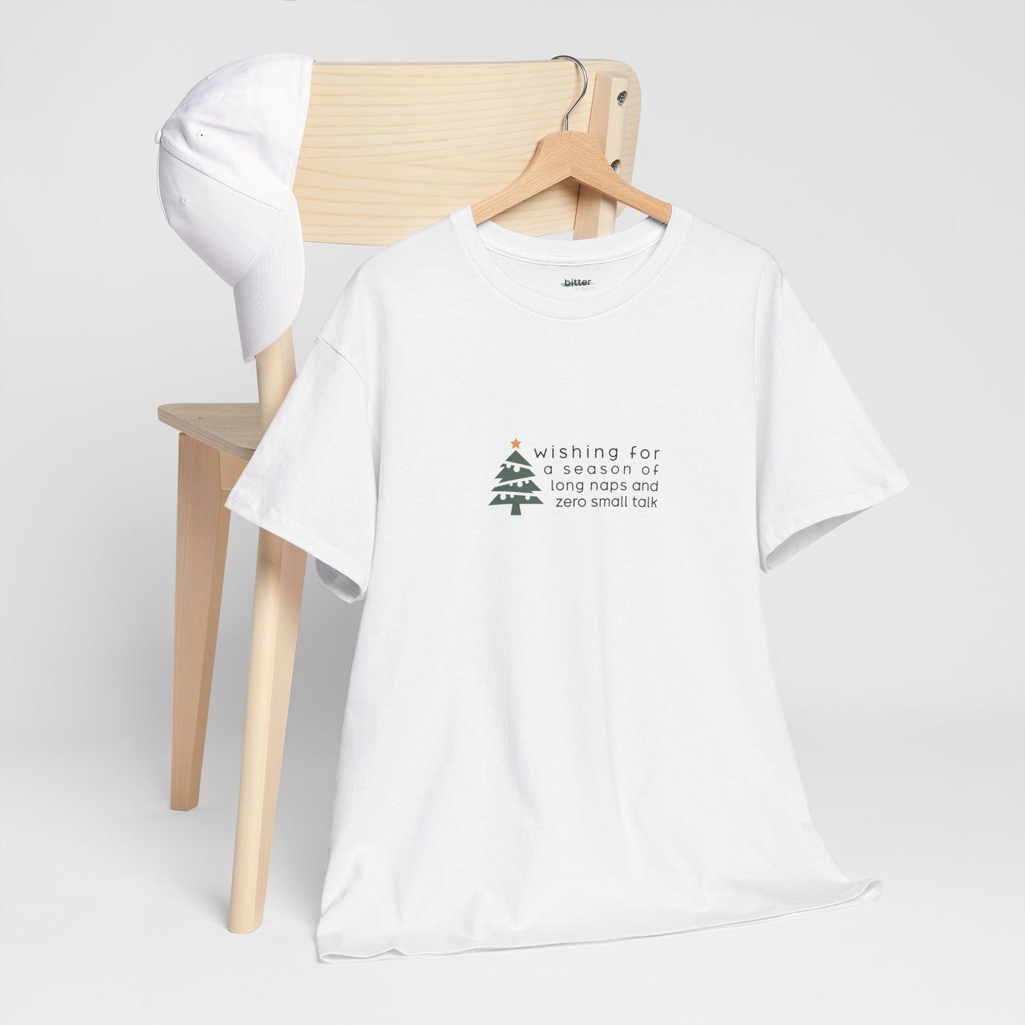 Wishing for a Season of Long Naps and Zero Small Talk | Xmas T-Shirt