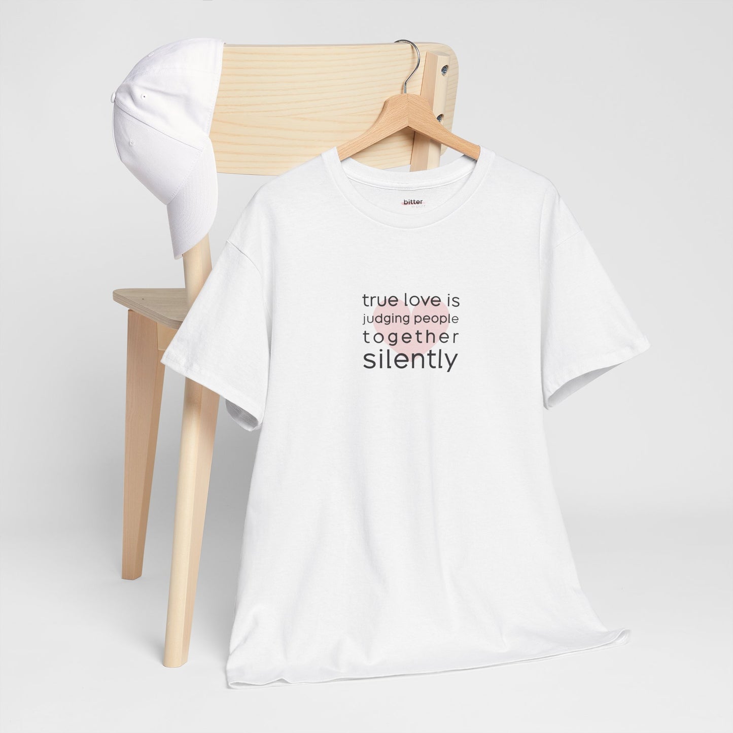 True Love Is Judging People Together, Silently | Couple Tee