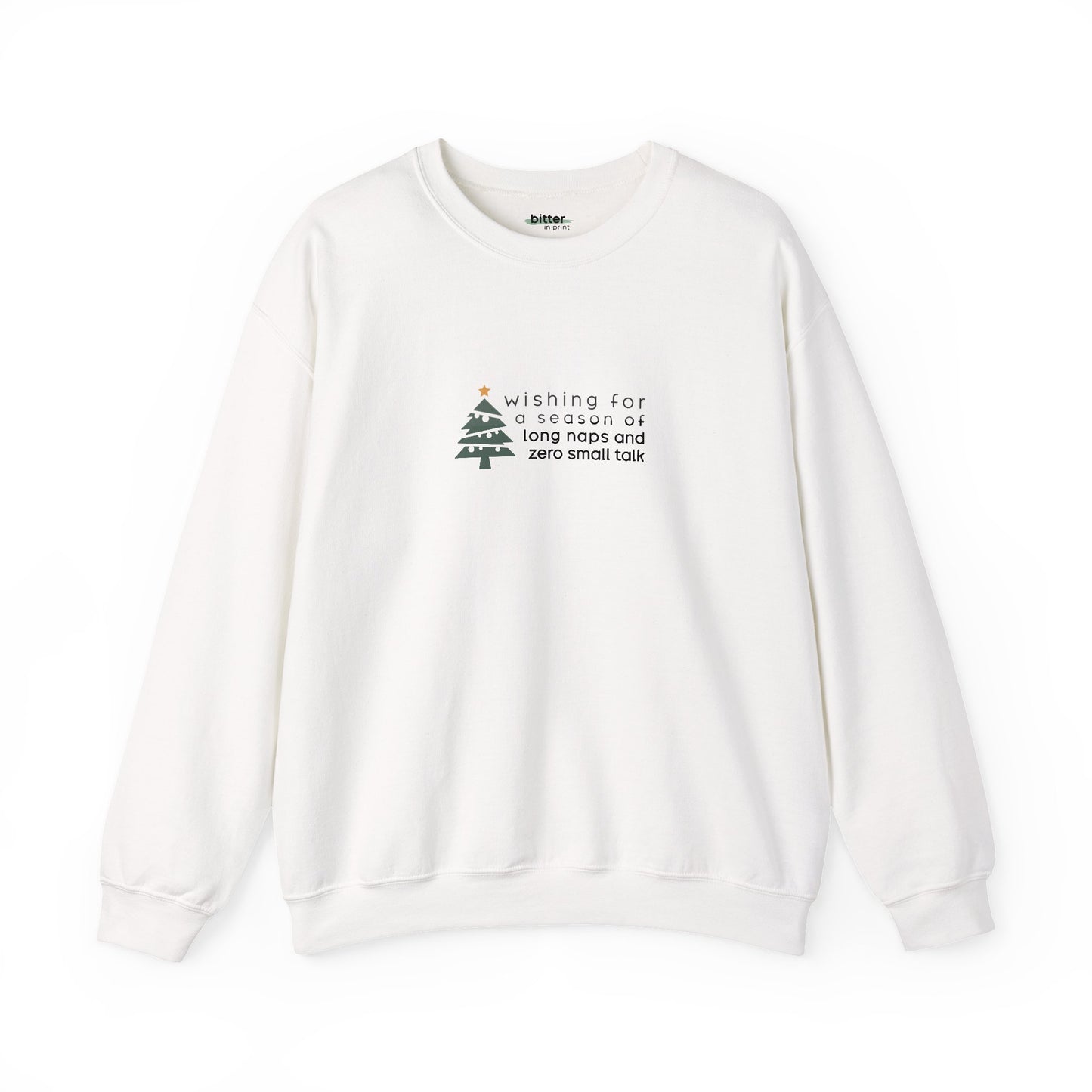 Wishing for a Season of Long Naps & Zero Small Talk | X-Mas Sweater