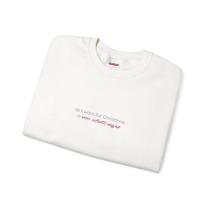 All I Want For Christmas Is A Silent Night | Christmas Sweatshirt