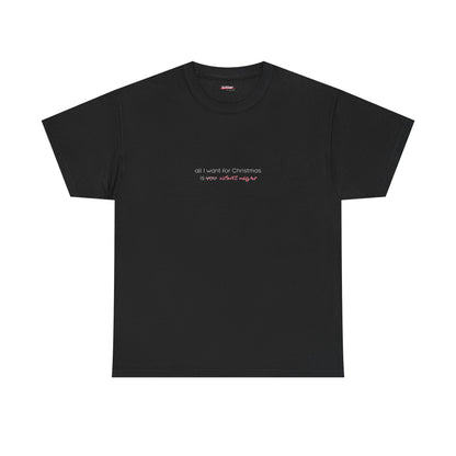 All I Want For Christmas Is A Silent Night | Christmas Tee