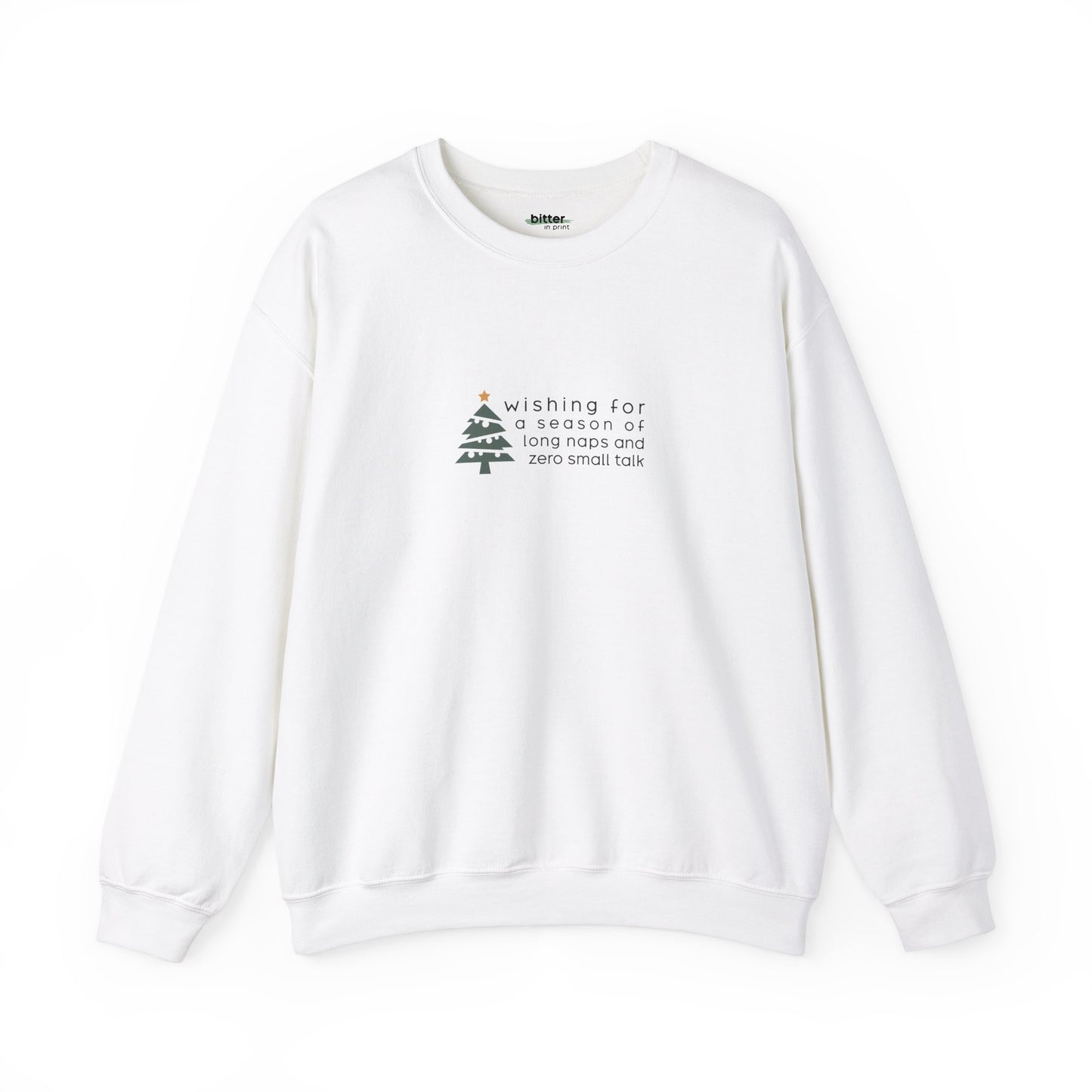 Wishing for a Season of Long Naps & Zero Small Talk | X-Mas Sweater