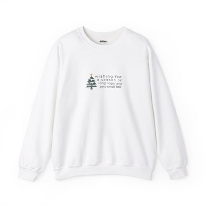 Wishing for a Season of Long Naps & Zero Small Talk | X-Mas Sweater